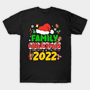 Family Matching Costume Family Christmas 2022 Xmas Pajamas T-Shirt